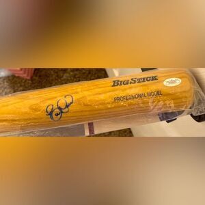 Eric Davis Autographed Rawlings Big Stick Wooden Bat certified JSA